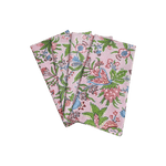 Spring Love Hand Block Print Cotton Napkins