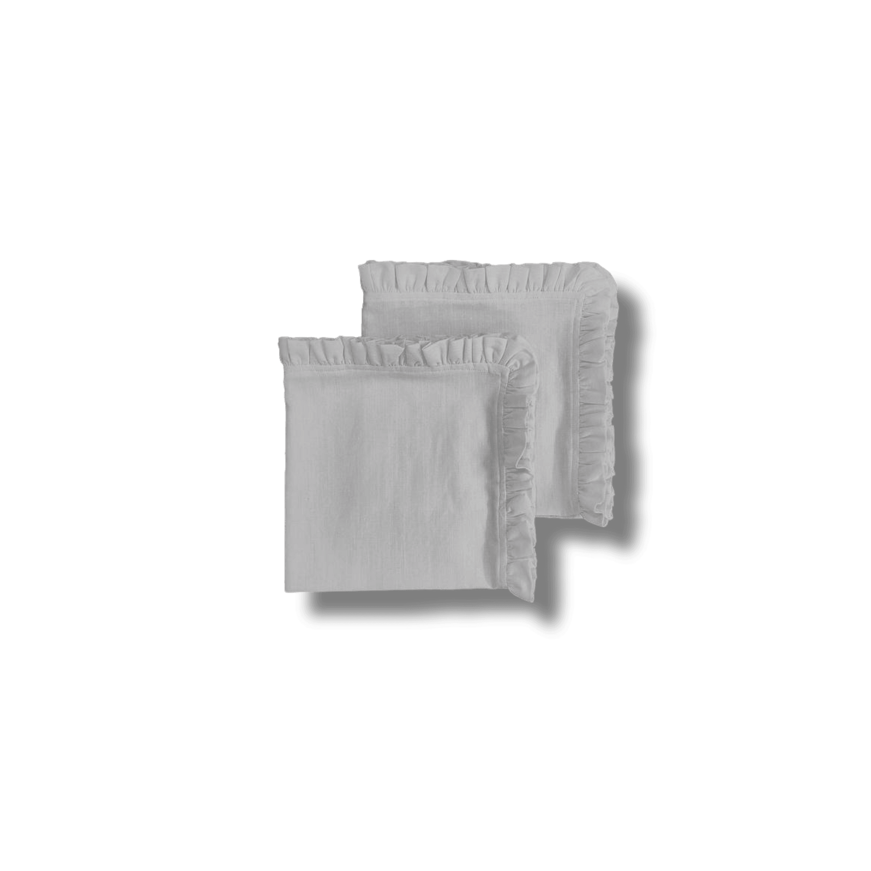 Square Linen Ruffle Napkins