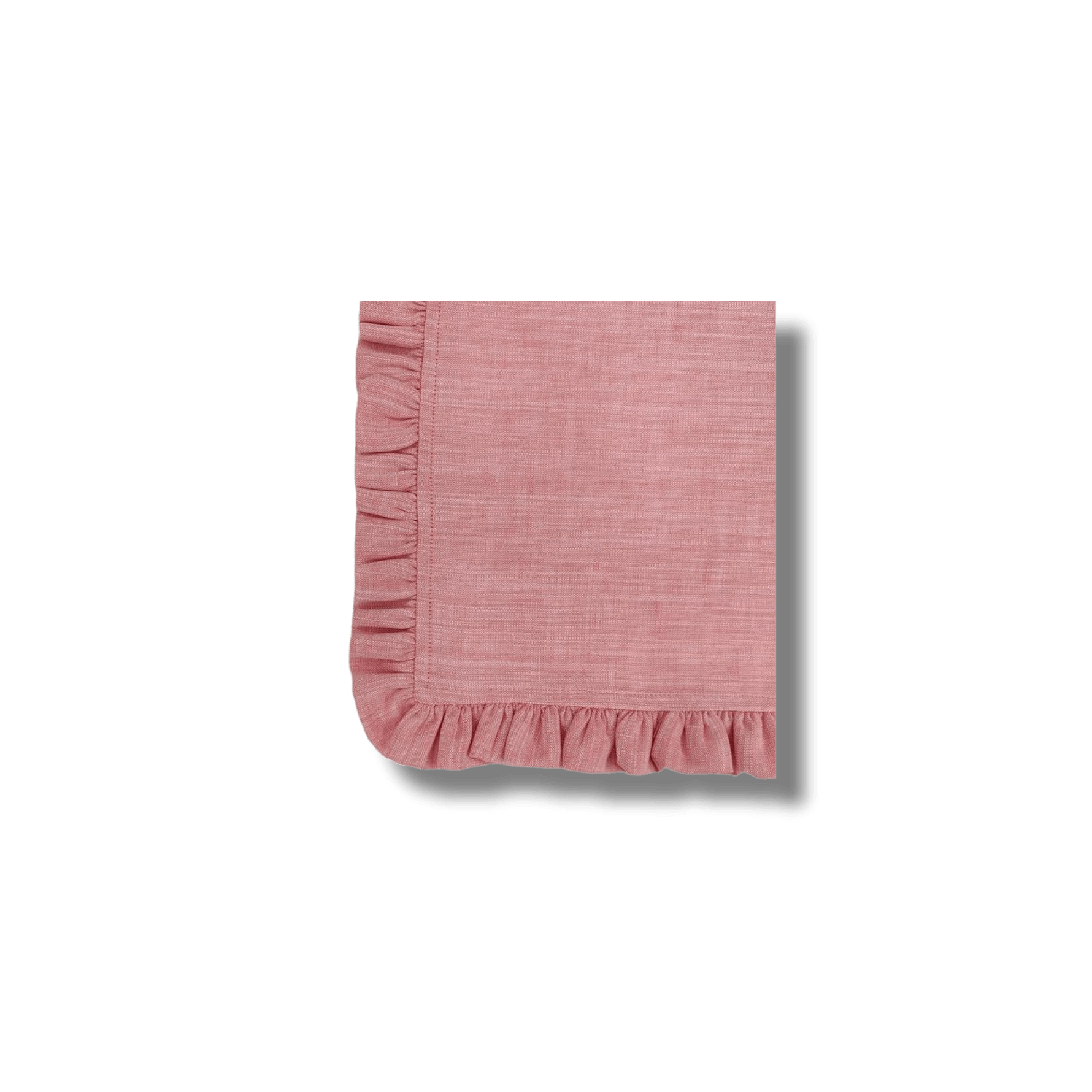 Square Linen Ruffle Napkins