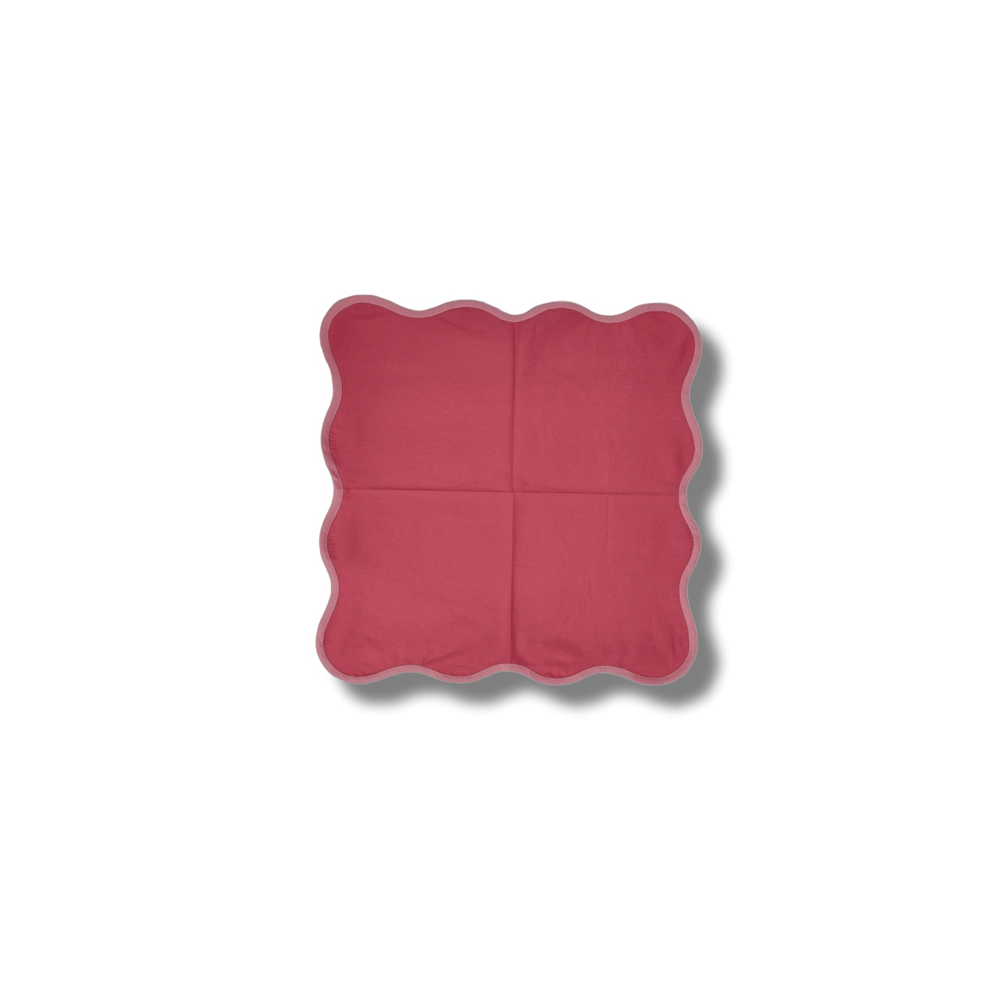Square Scalloped Cotton Napkins - MAIA HOMES