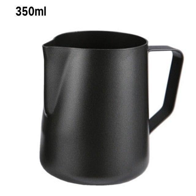 Stainless Steel Milk Pitcher Cup 350ml black