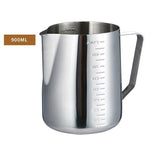 Stainless Steel Milk Pitcher Cup 900ml sliver