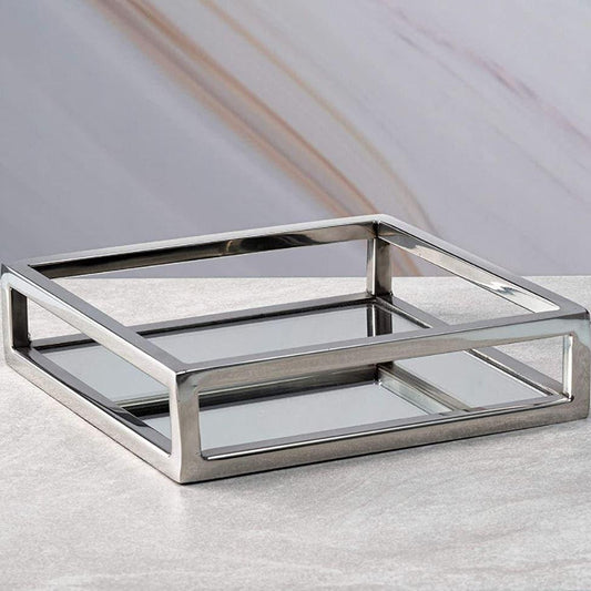Stainless Steel Square Vanity Tray - MAIA HOMES