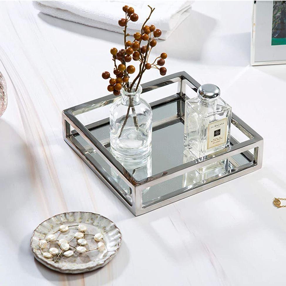 Stainless Steel Square Vanity Tray - MAIA HOMES