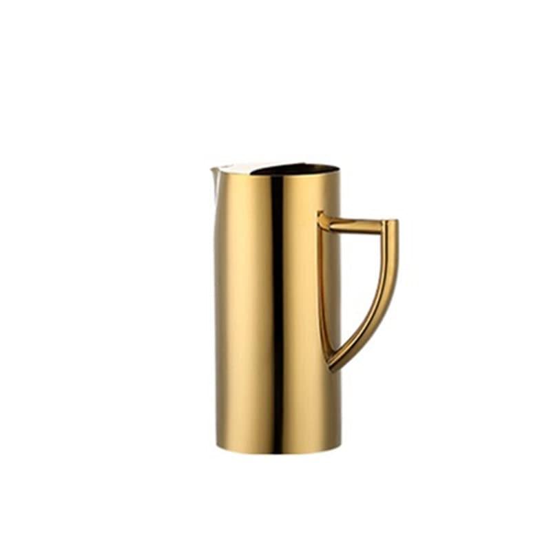 Stainless Steel Water Pitcher Jar Gold