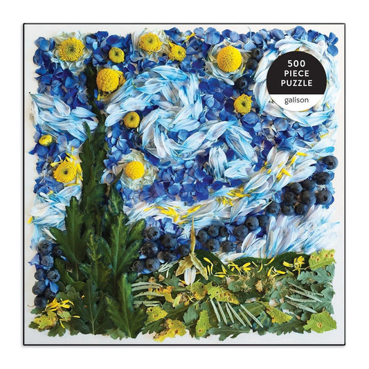 Starry Night Petals 500 Piece Jigsaw Puzzle - MAIA HOMES