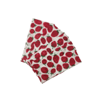 Strawberry Hand Block Printed Cotton Napkins