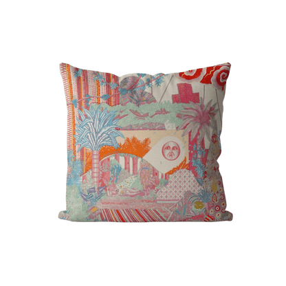 Sun in the City Printed Throw Pillow Cover - MAIA HOMES