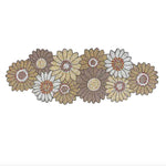 Sunflowers Cream Beaded Table Runner