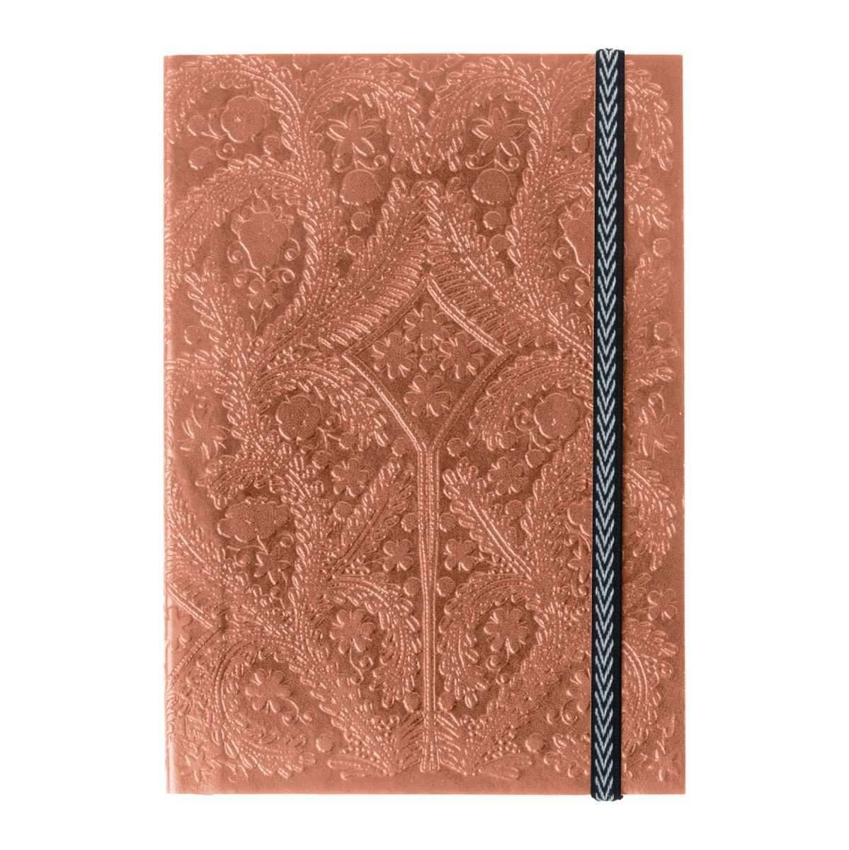 Sunset Copper Embossed Paseo Notebooks