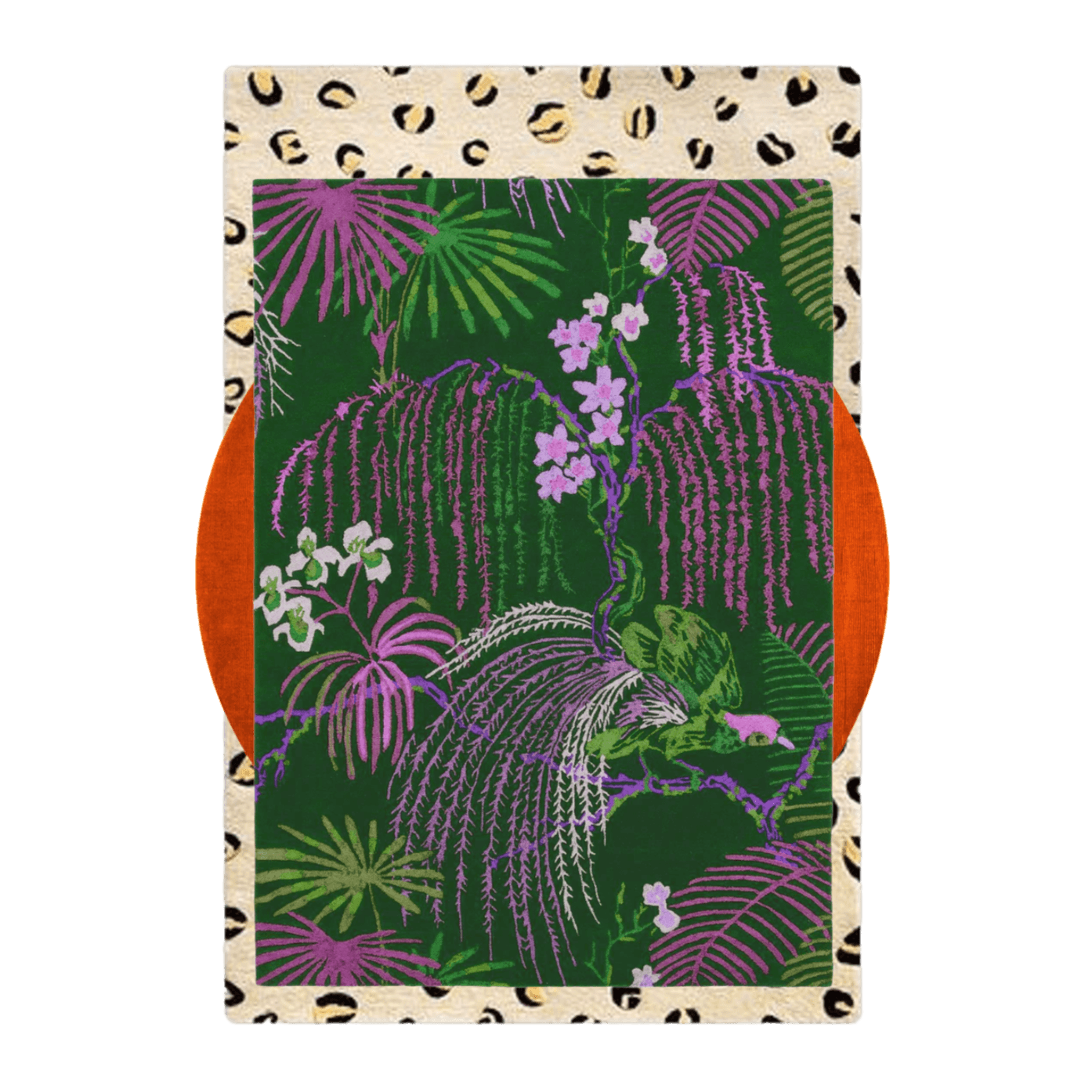 Sunset in the Jungle Hand Tufted Wool Rug