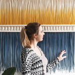 Sunset Modern Macrame Wall Hanging