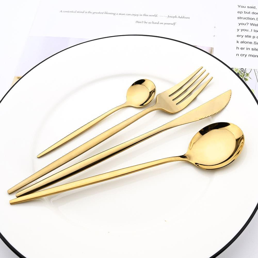 Sunshine Cutlery Set 24 pcs Polished Steel