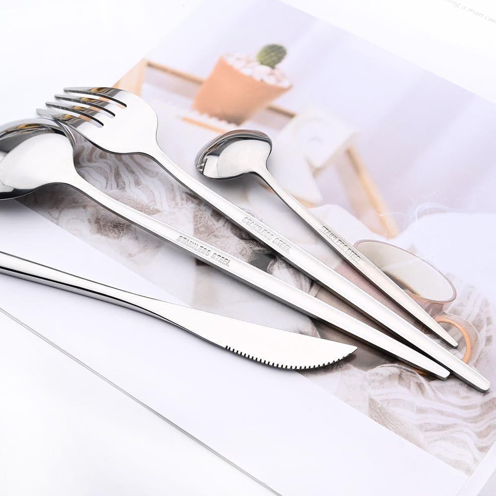 Sunshine Cutlery Set 24 pcs Polished Steel