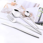 Sunshine Cutlery Set 24 pcs Polished Steel Steel