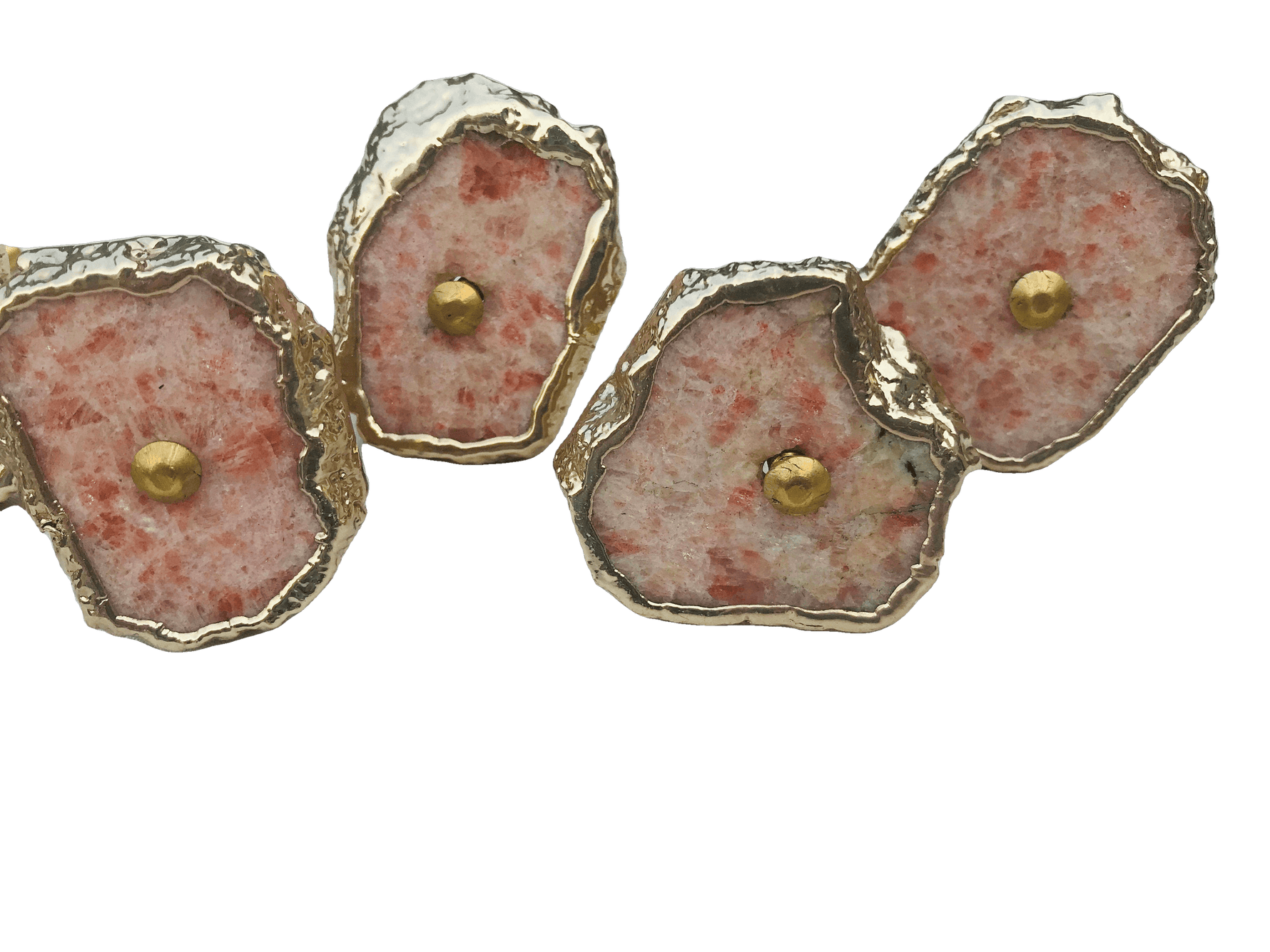 Sunstone Agate Cabinet Door Pull Handle - Set of 6