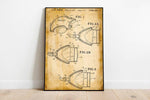 Swimming Goggles Patent Print| Framed Art Print