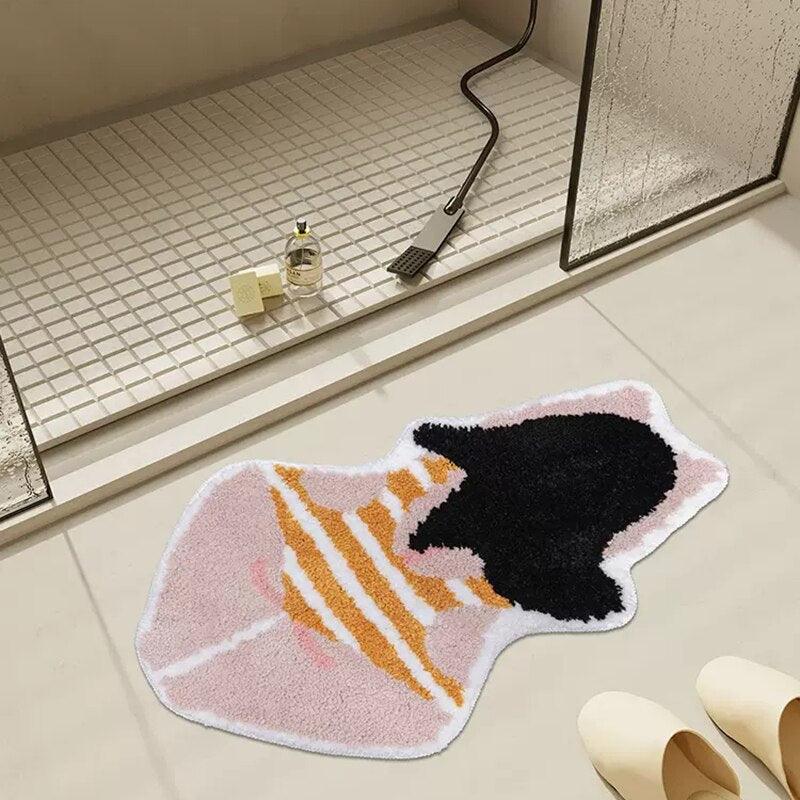 Swimming with Body Positivity Bathmat