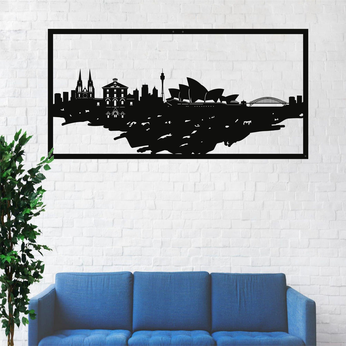 Sydney Skyline Metal Wall Art