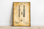 Syringe Patent Print| Framed Art Print