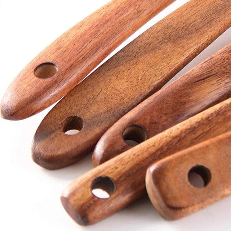 Teak Wood Utensil Set of 5