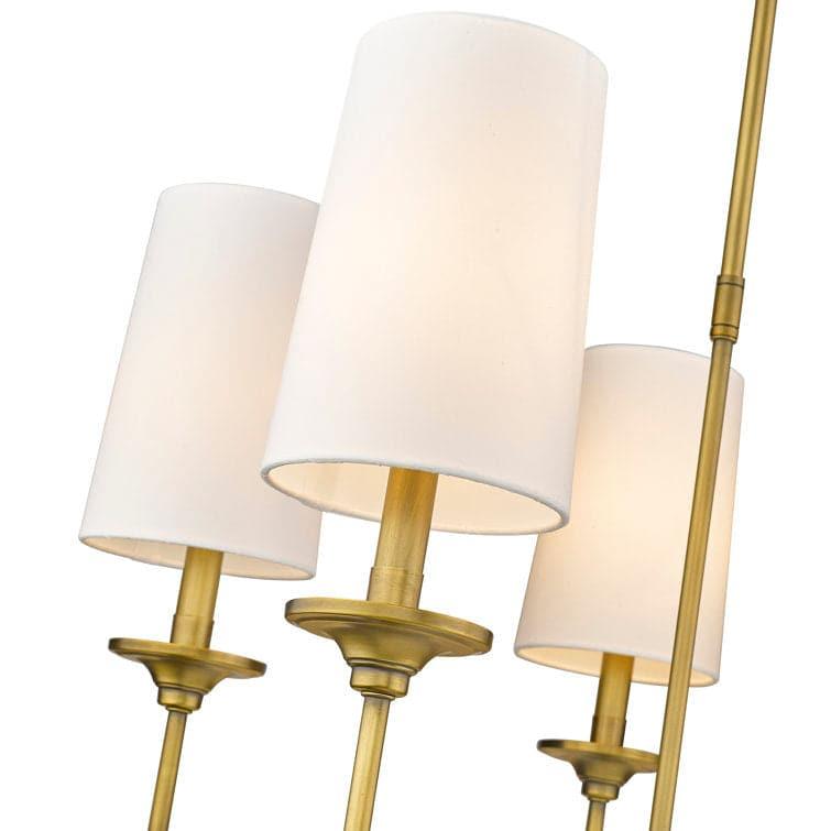 Teddy 5 - Light Candle Chandelier with Shades