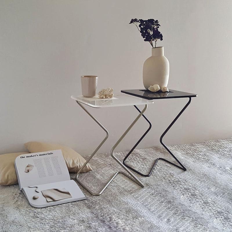 The Black Square Side Table | Award-winning Design - MAIA HOMES