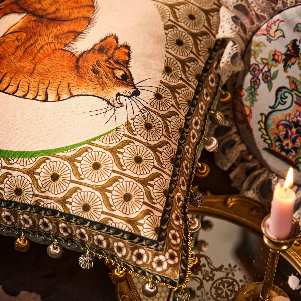 The British Museum Animal Inspired Double-Side Printed Pillow Cover