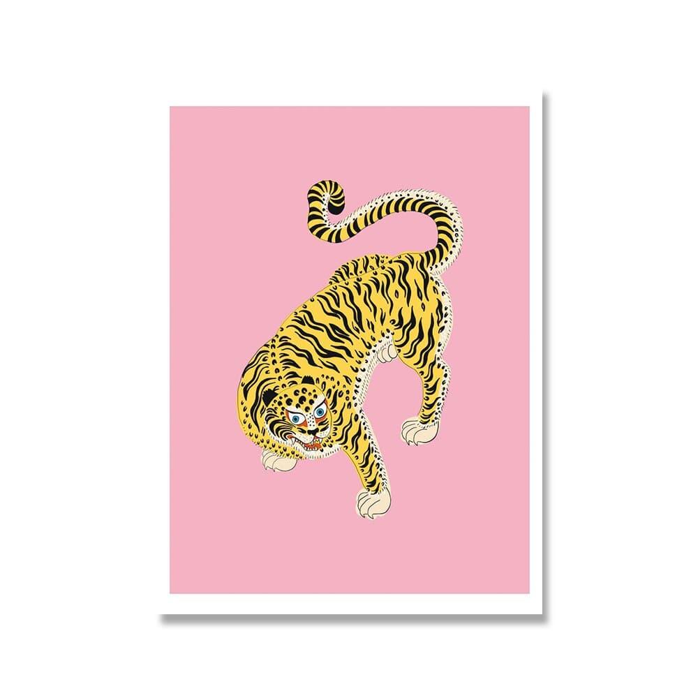 The Charming Wild Cats Wall Canvas Print Picture 7