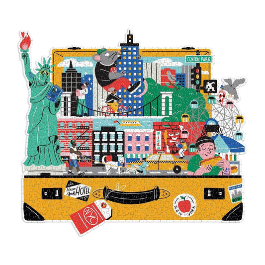 The City That Never Sleeps 750 Piece Shaped Puzzle - MAIA HOMES