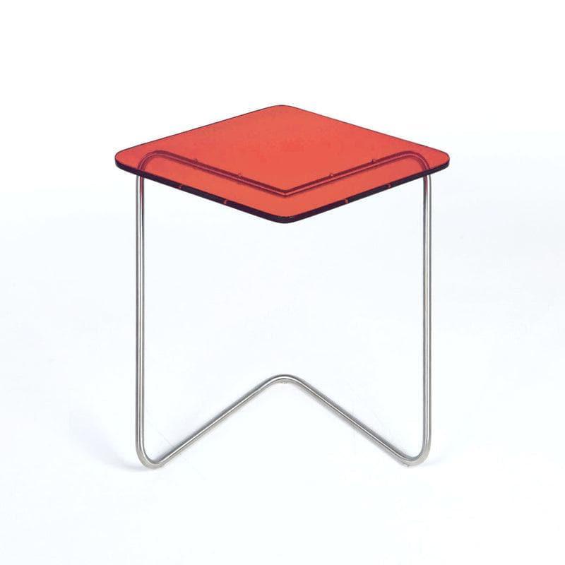 The Diamond Crystal Table | Award-winning Design Burnt Orange Stainless