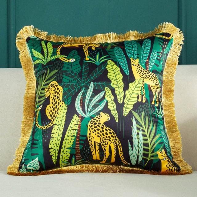 The Royal Animal Collection Printed Throw Cushion Pillow Cover - MAIA HOMES