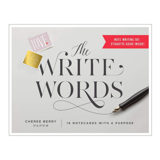 The Write Words Greeting Assortment with Booklet - MAIA HOMES