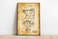 Toilet Seat Patent Print| Framed Art Print - MAIA HOMES