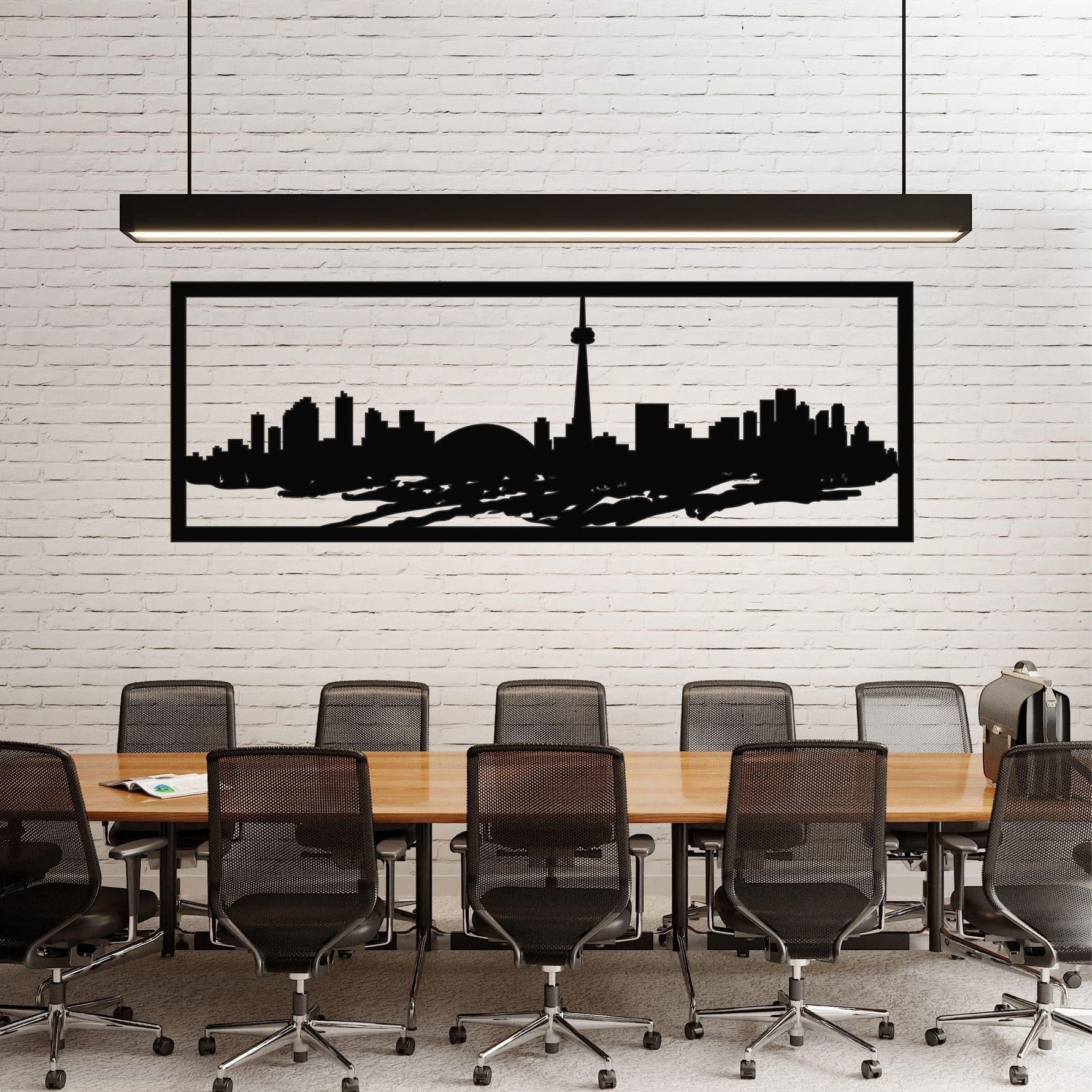 Toronto Skyline Metal Wall Art