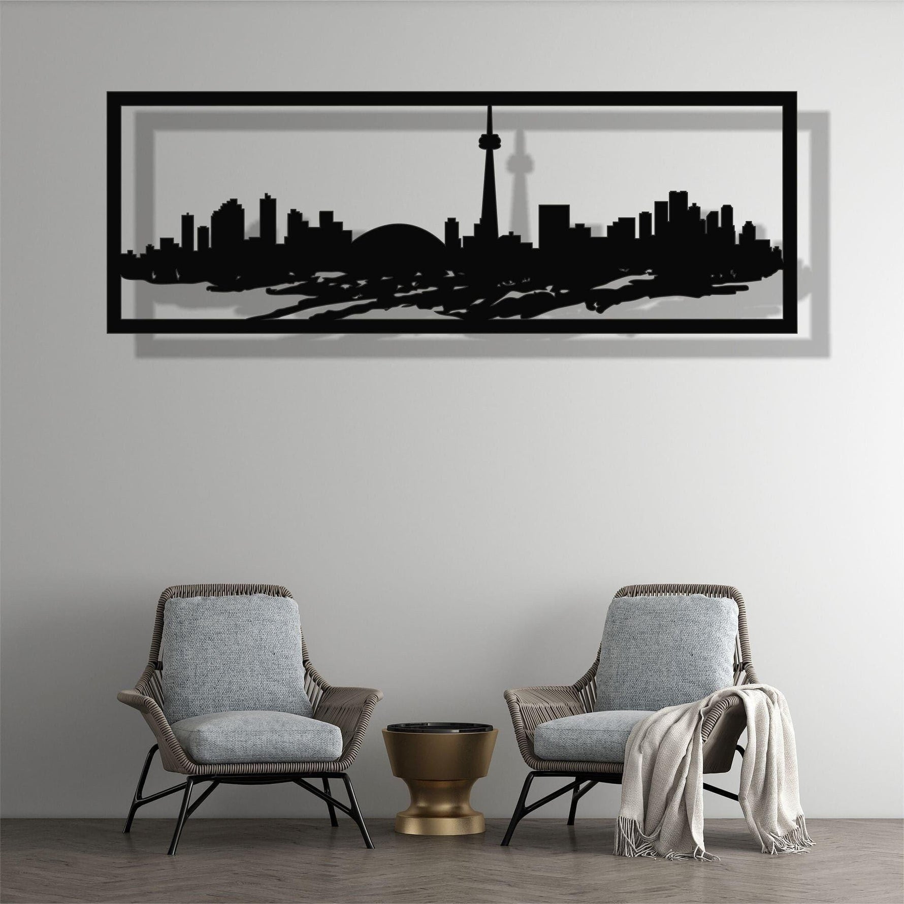 Toronto Skyline Metal Wall Art