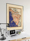 Toscana Map Print| Art History