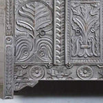 Tree of Life Hand Carved Wooden Entryway Cabinet