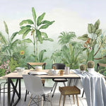 Tropical Banana Tree Garden Wall Mural