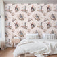 Tropical Birds and Leaves Wallpaper - MAIA HOMES