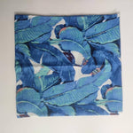 Tropical Leaf Block Printed Cotton Napkins