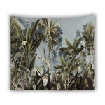 Tropical Leaves in the Jungle Wall Hanging Tapestry 4