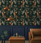 Tropical Tigers in the Dark Wild Wallpaper - MAIA HOMES
