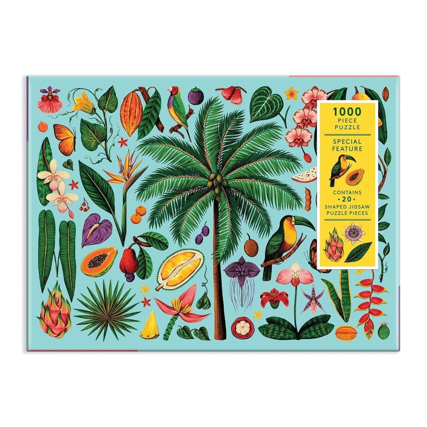 Tropics 1000 Piece Puzzle with Shaped Pieces - MAIA HOMES