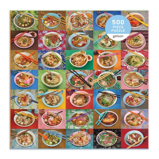 Troy Litten Noodles for Lunch 500 Piece Jigsaw Puzzle - MAIA HOMES