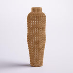 Tulip Water Hyacinth & Rattan Table Vase