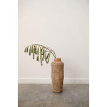 Tulip Water Hyacinth & Rattan Table Vase