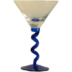 Twisted Martini Goblet Glass - Set of 2