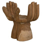 Two Hand Shaped Wooden Chair - MAIA HOMES