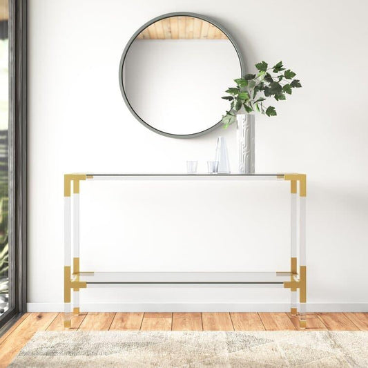 Tyna Acrylic Console Table